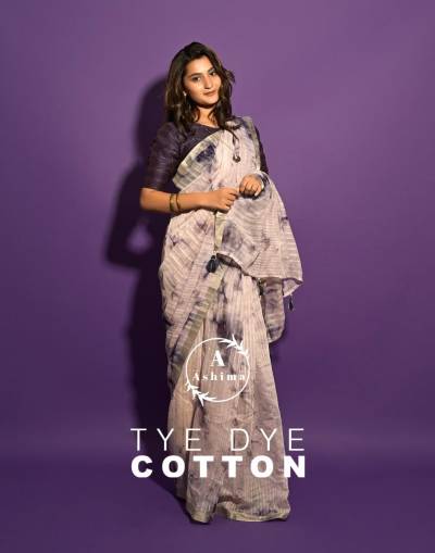Tye Dye Cotton By Ashima Fancy Cotton Saree Collection